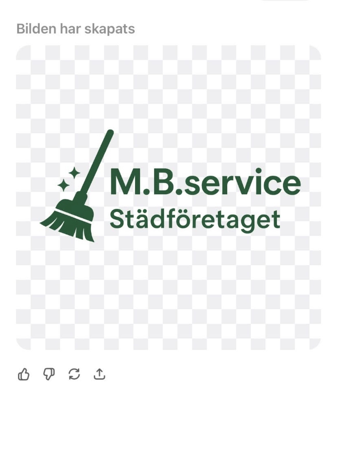 M.B.service logotyp
