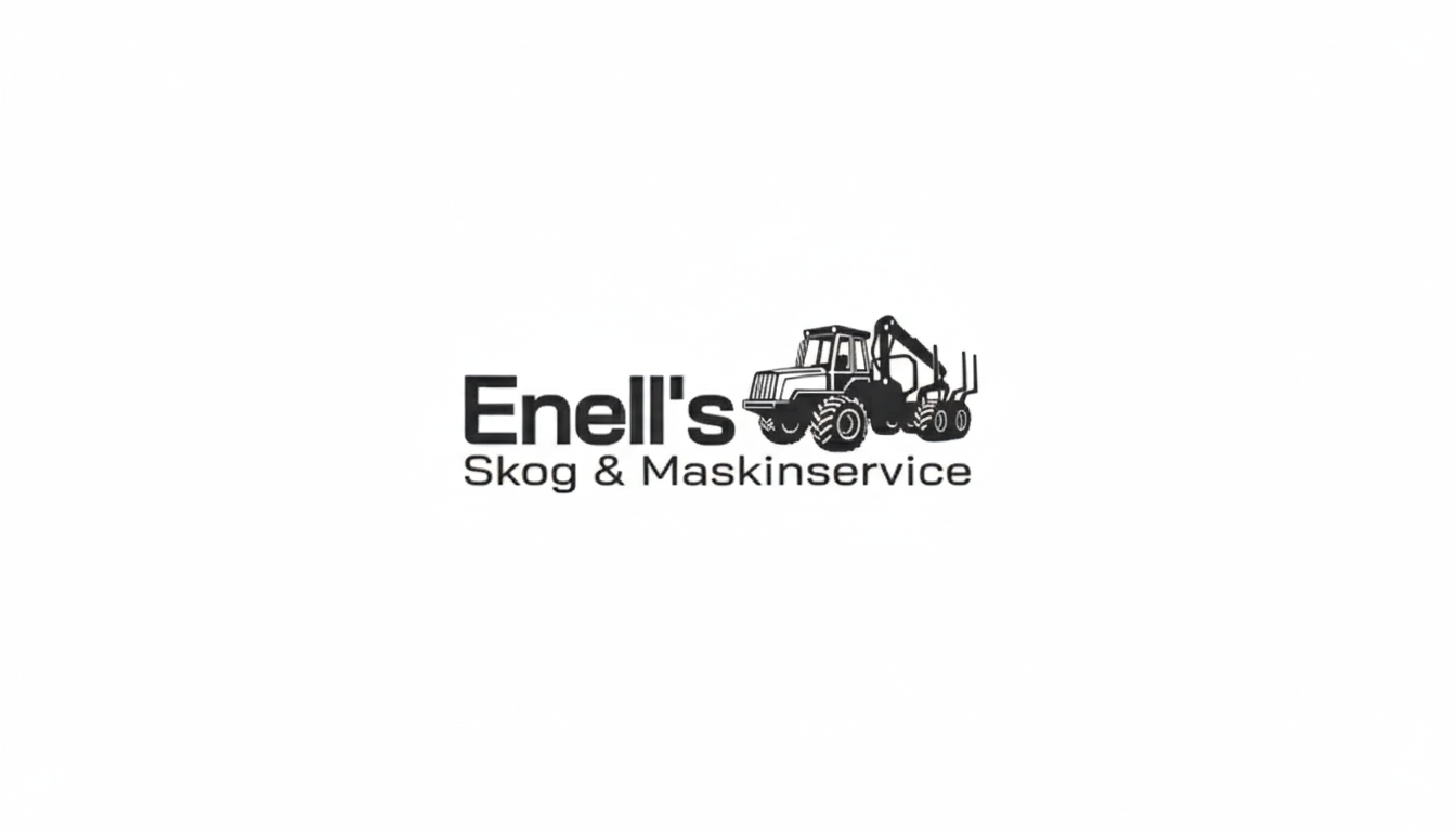 Enell's Skog & Maskinservice logotyp