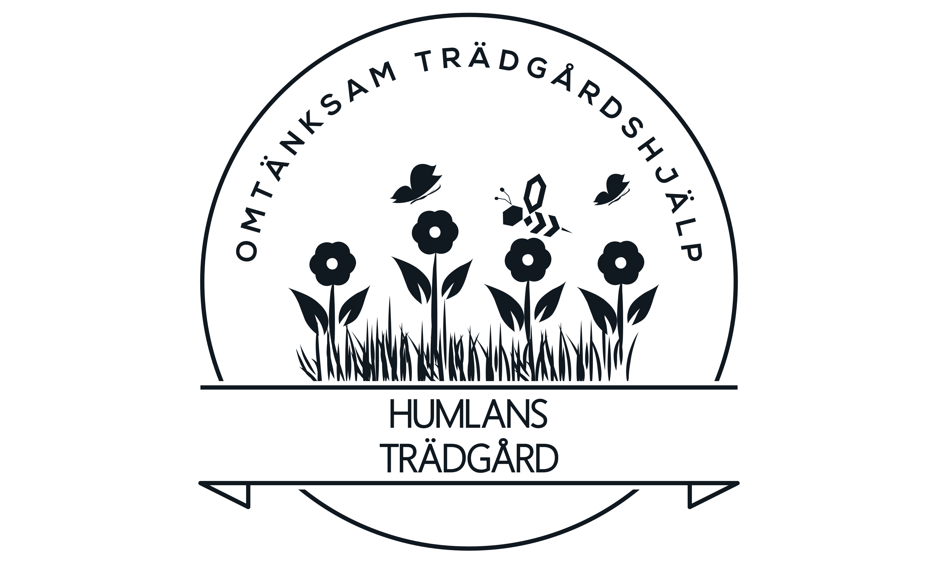 Humlans Trädgård logotyp