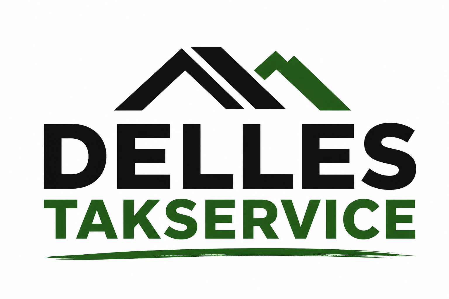 Delles Takservice logotyp