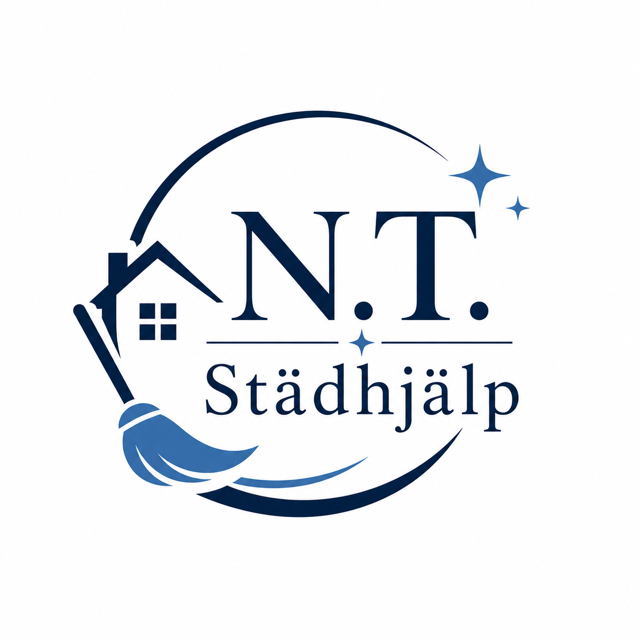 Logotyp för N.T. Städhjälp