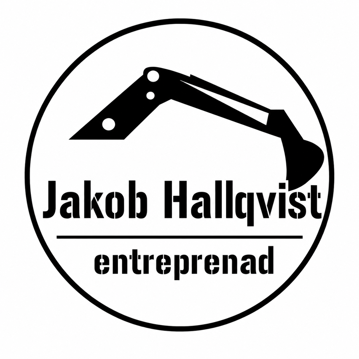 Jakob hallqvist entreprenad logotyp