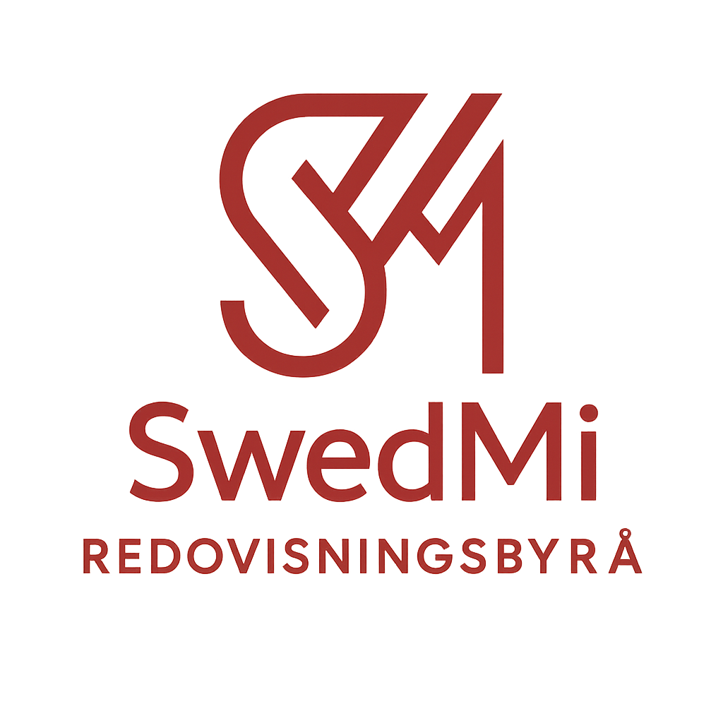 Logotyp för SwedMi Redovisningsbyrå