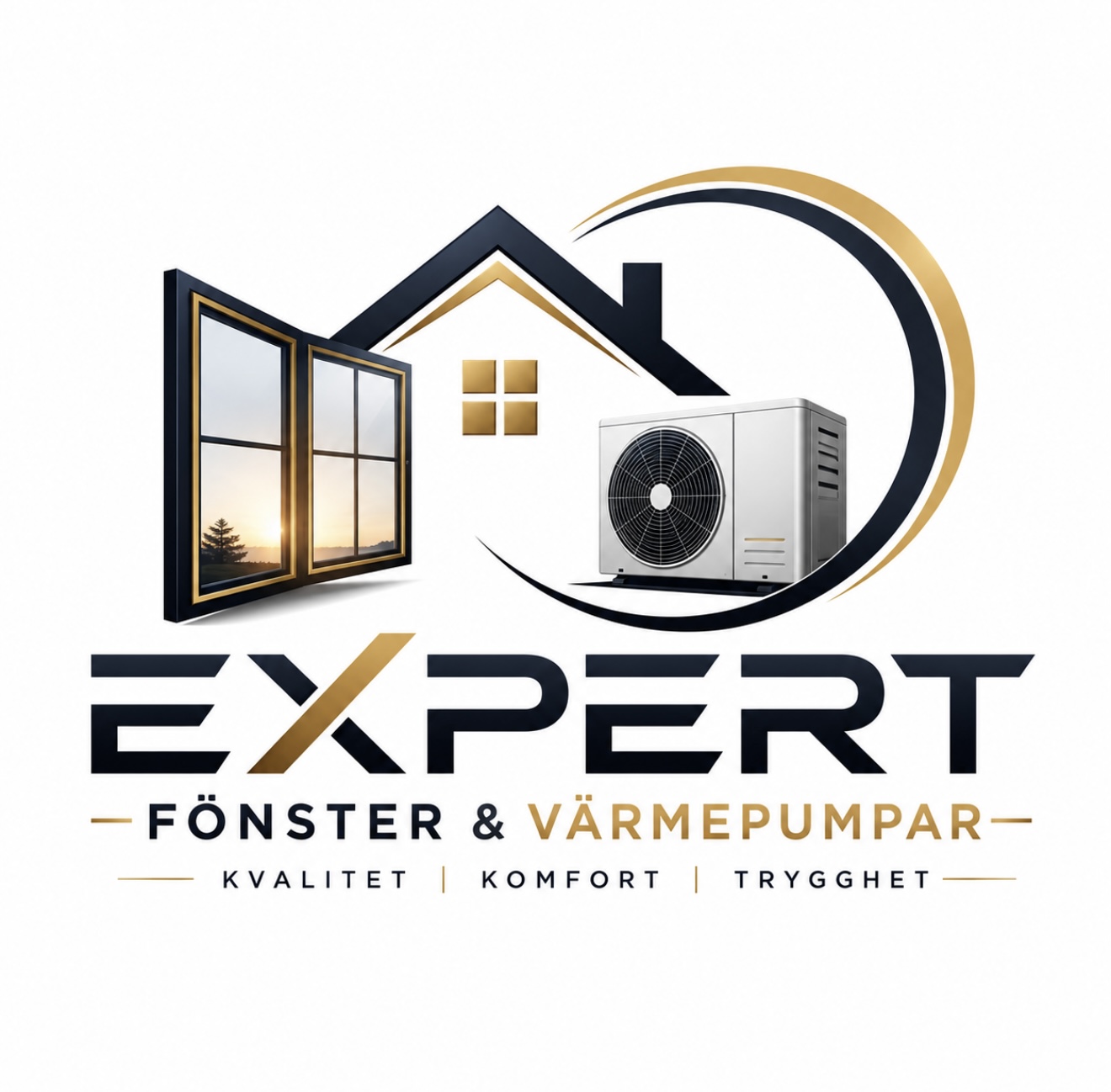 Expert fönster&värmepumpar ma logotyp