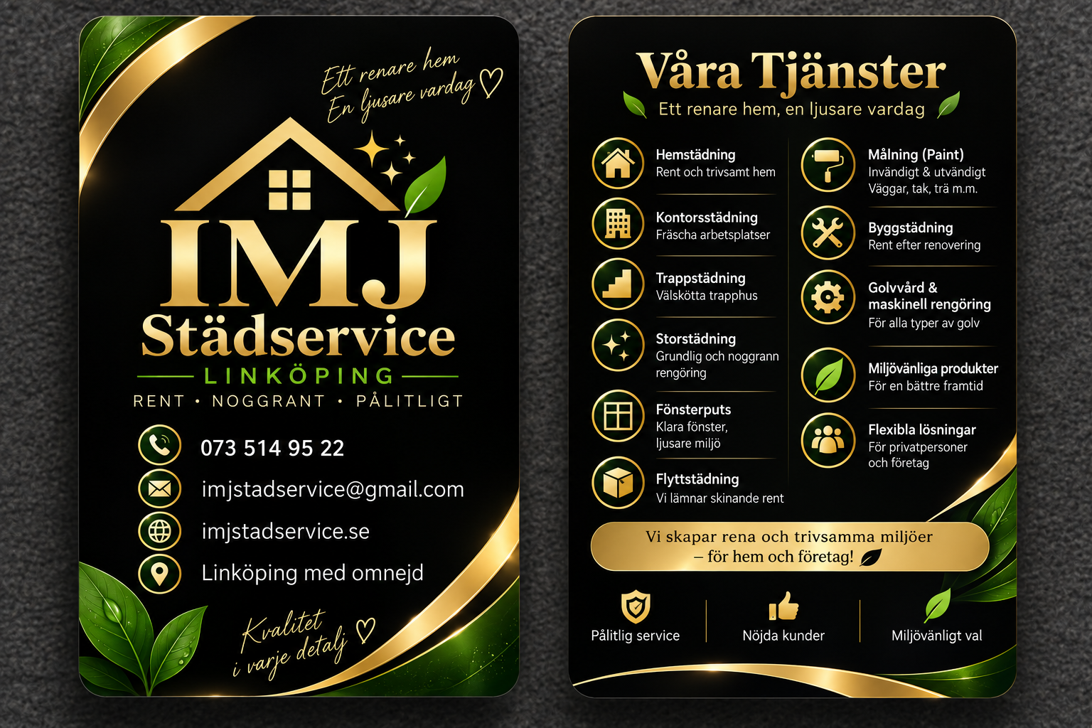 IMJ Städservice logotyp