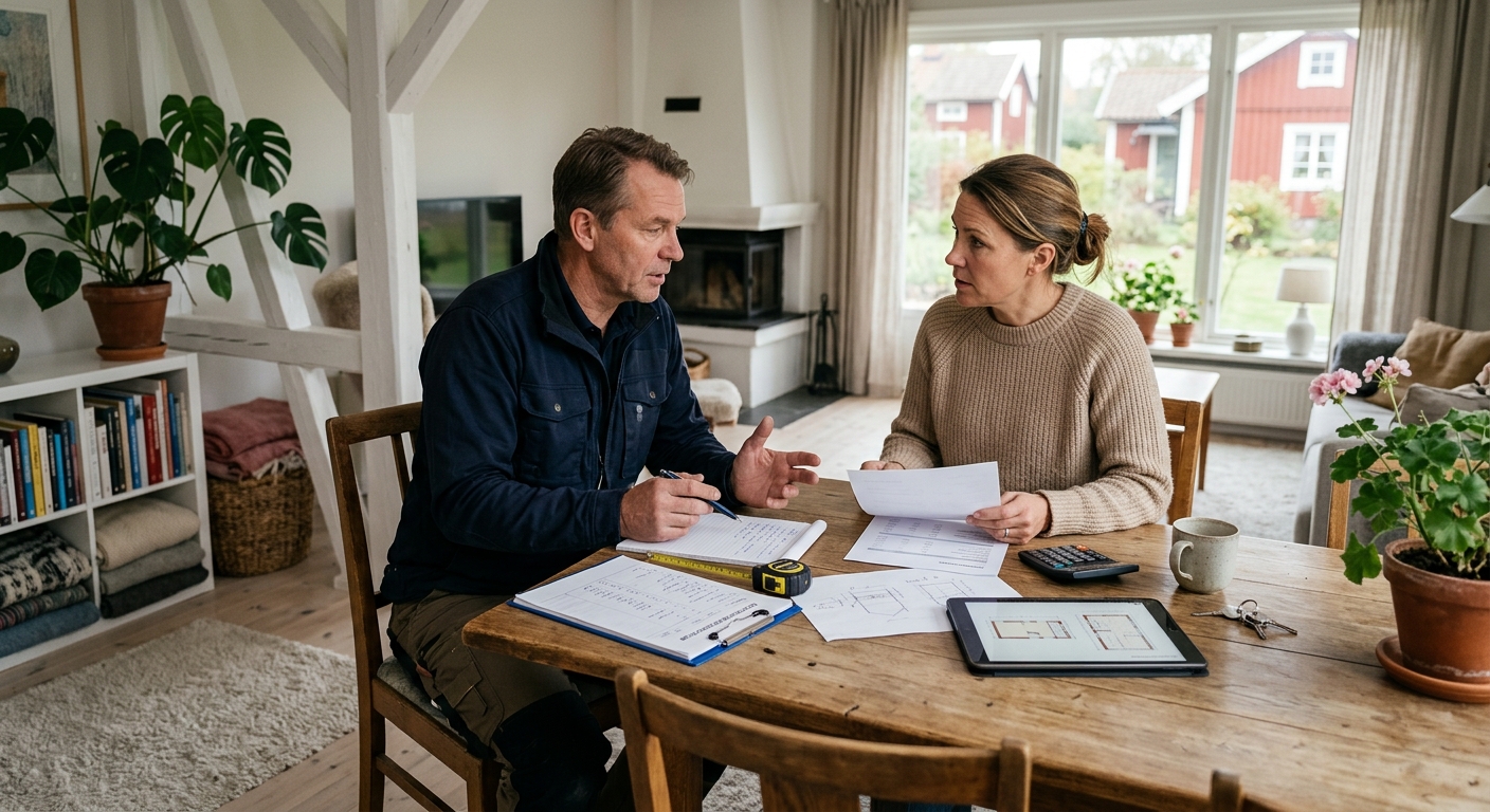 Sanerare i skyddsutrustning vid avspärrat arbetsområde för asbest