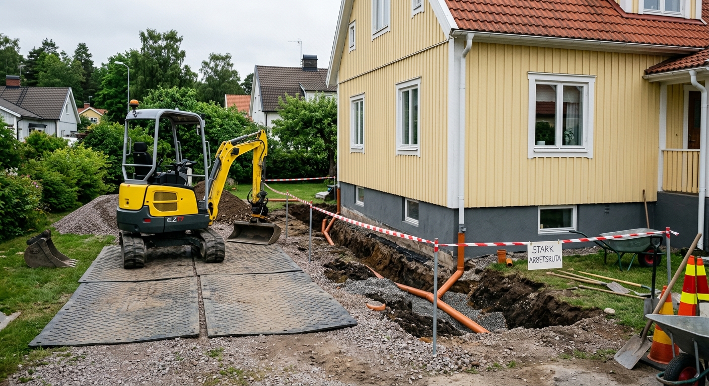 Vad kostar dränering av hus? Pris per meter och offert