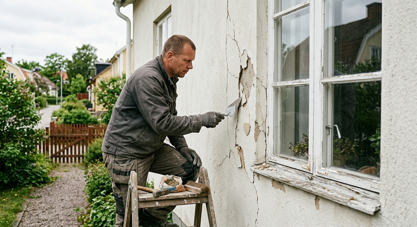 Fasadrenovering pris – kostnad för puts och villafasad