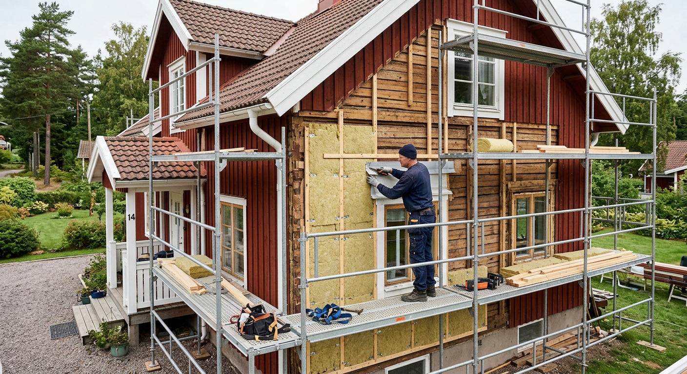 Isolering vägg – guide till isolering av yttervägg