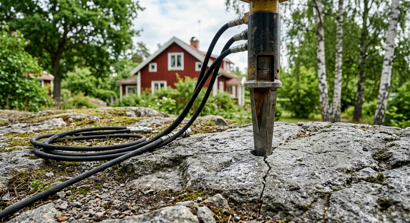 Bergspräckning utan sprängning – spräcka berg på tomten