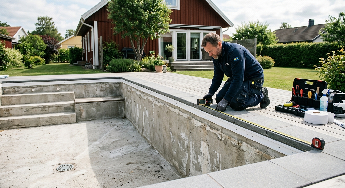Illustration för Poolrenovering
