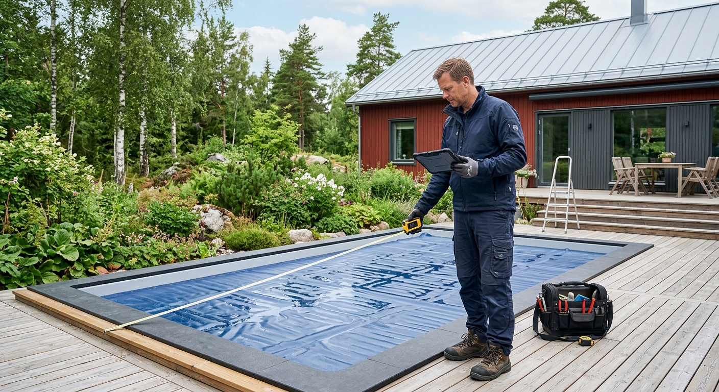 Illustration för Poolvärmepump