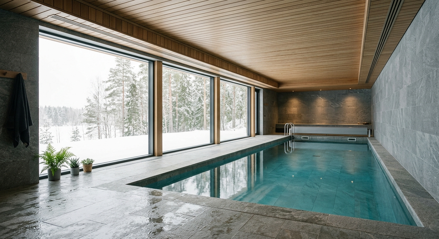 Teknisk förstudie inför bygge av inomhuspool i villa
