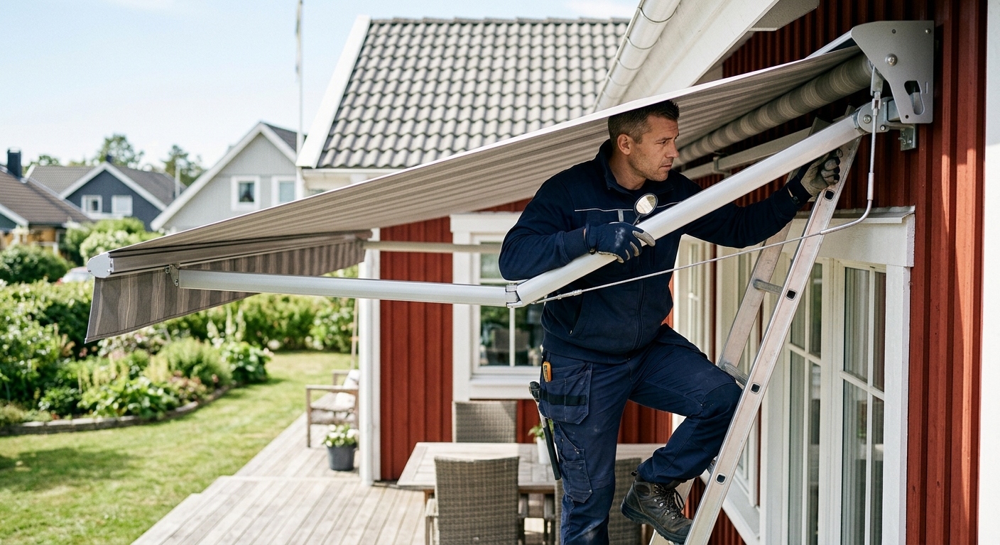 Illustration för Markisservice