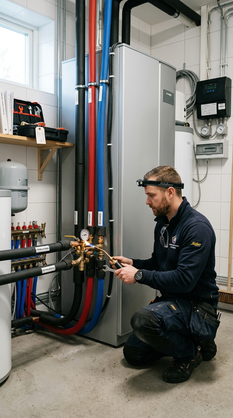Byte av bergvärmepump