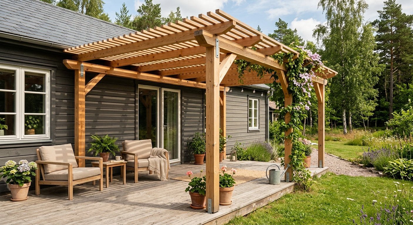 Bygga pergola