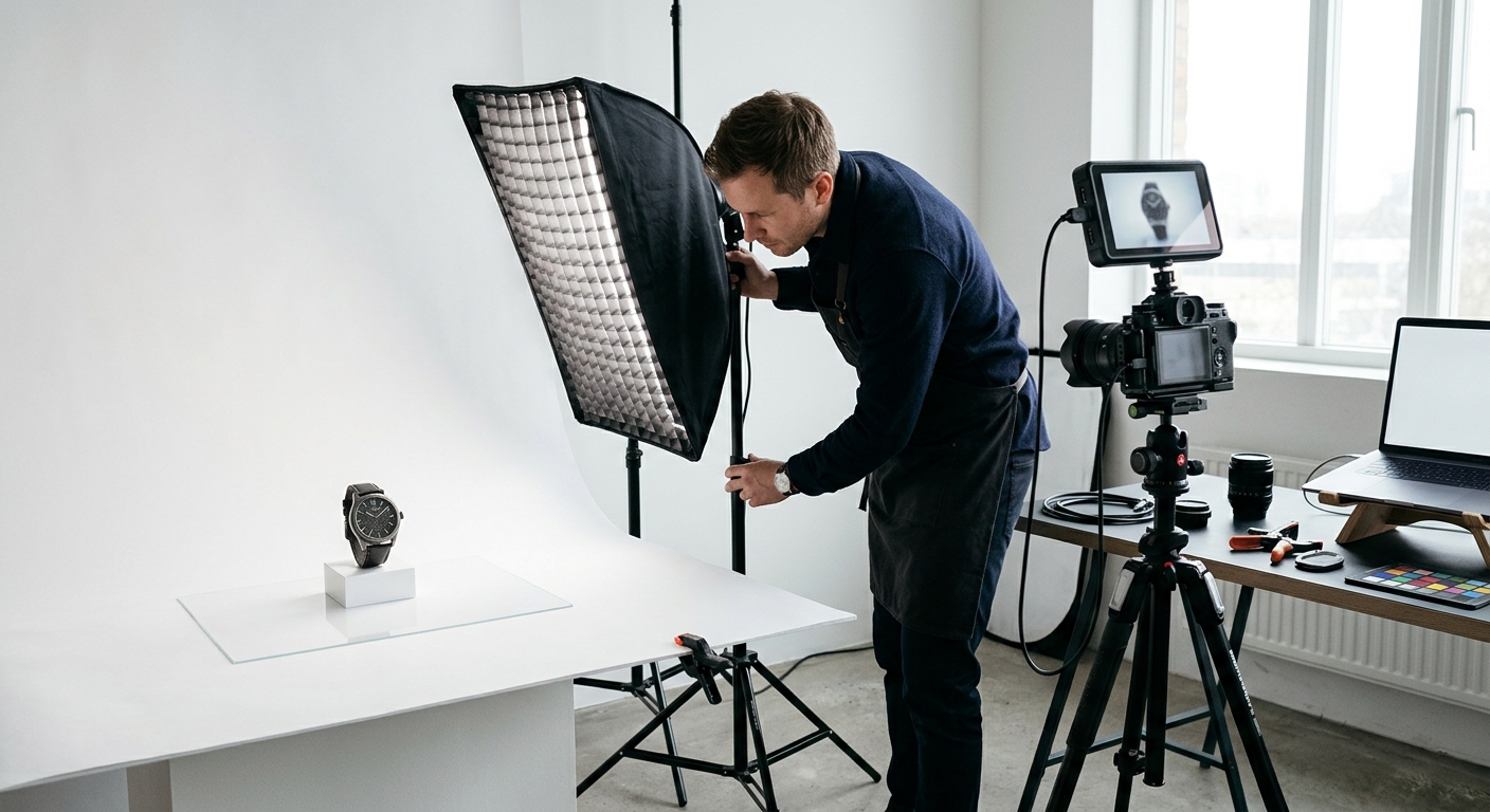 Illustration för Produktfotografering