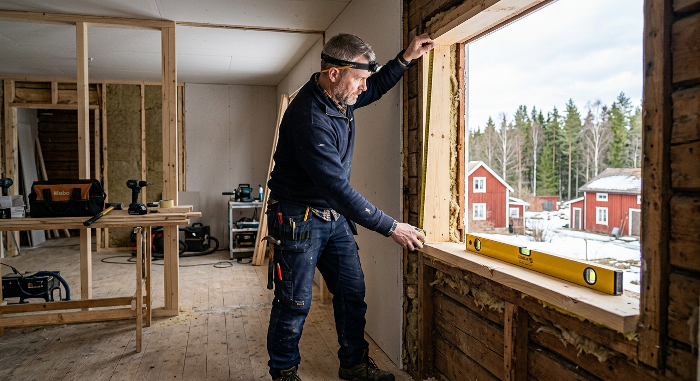 Montering av fönster