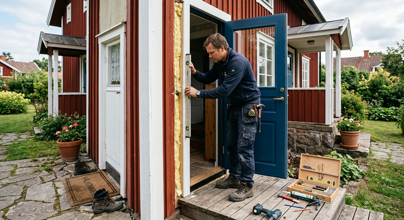 Byte av ytterdörr