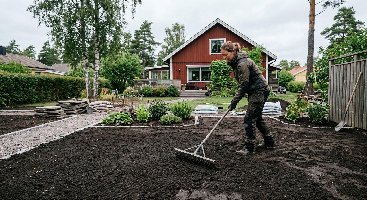 Illustration för Trädgård och Utemiljö
