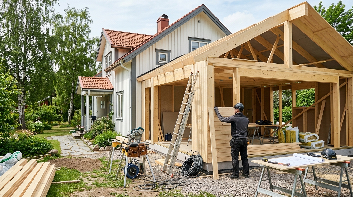 Illustration för Tillbyggnad