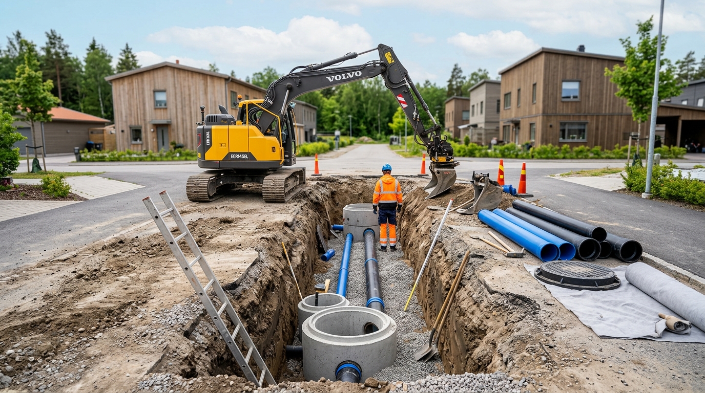 VA-arbeten – professionell tjänst