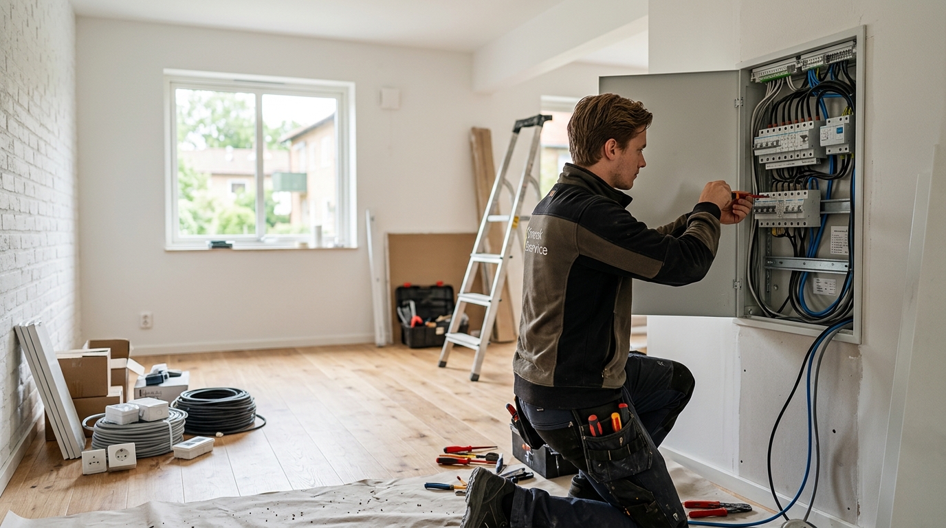 Illustration för Elinstallation vid renovering