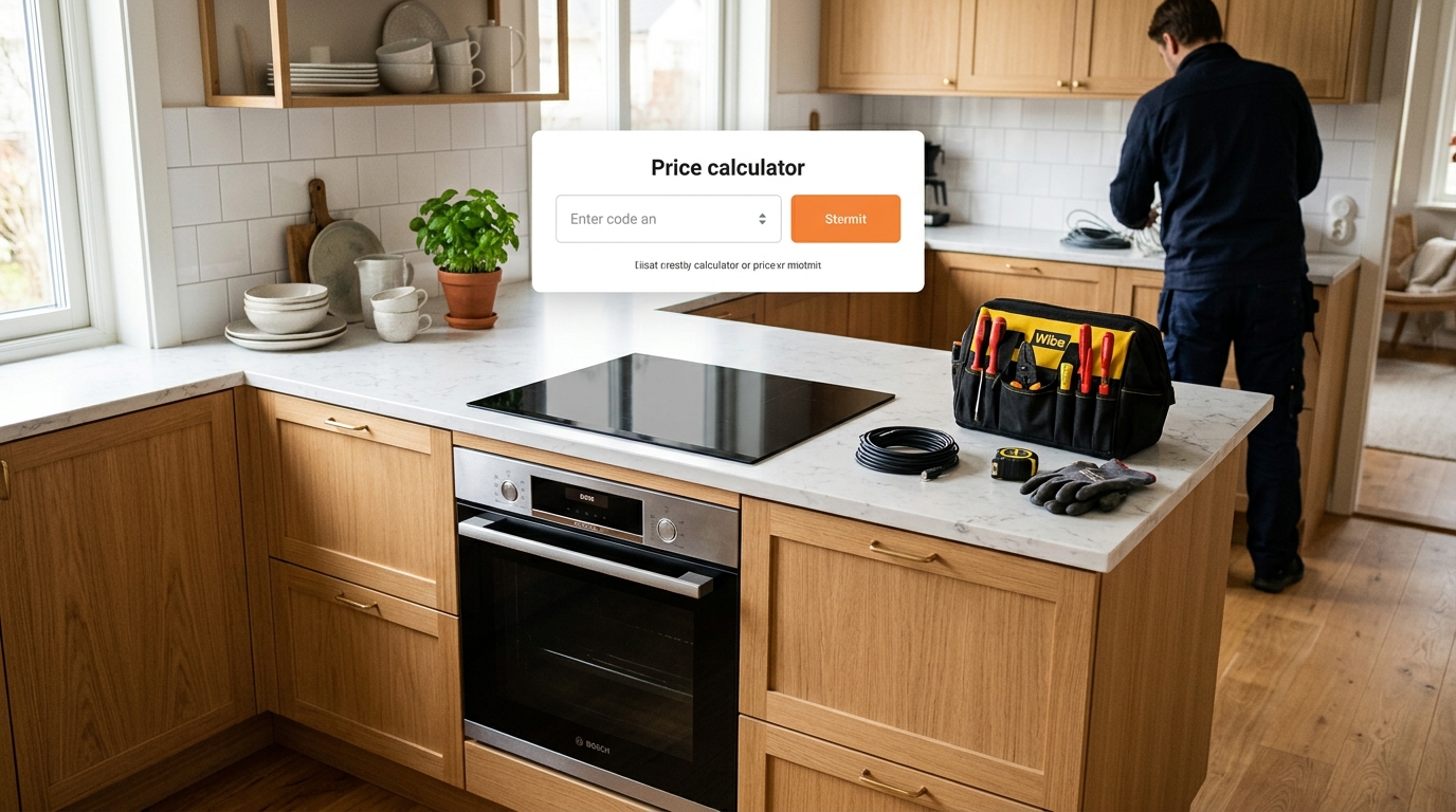 Installation av spishäll och ugn