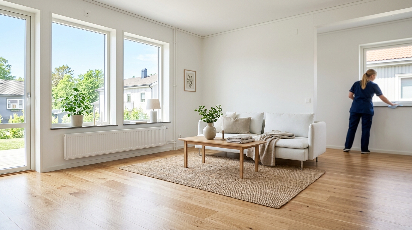 Illustration för Flyttstäd