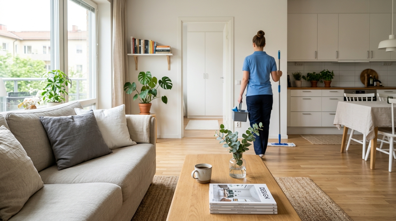 Illustration för Veckostäd