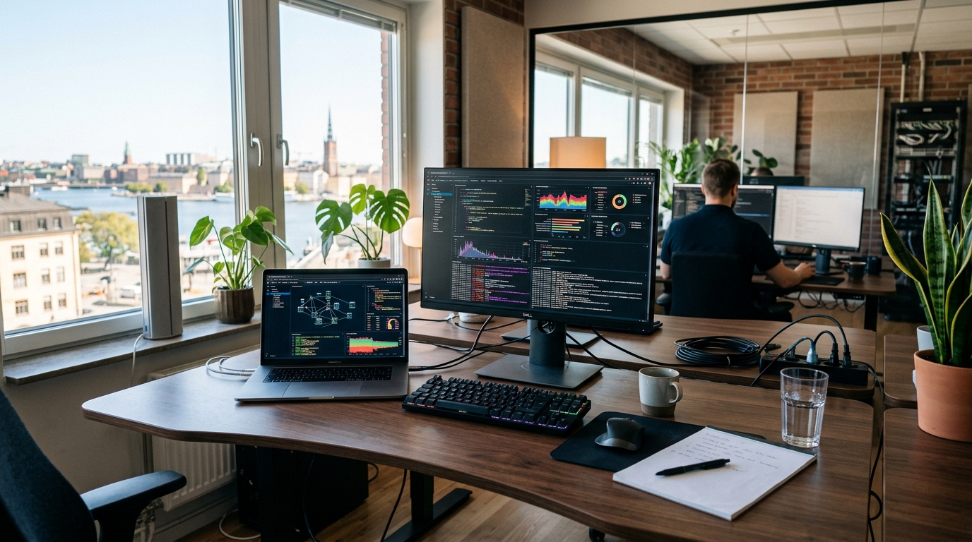 Illustration för Cybersäkerhet