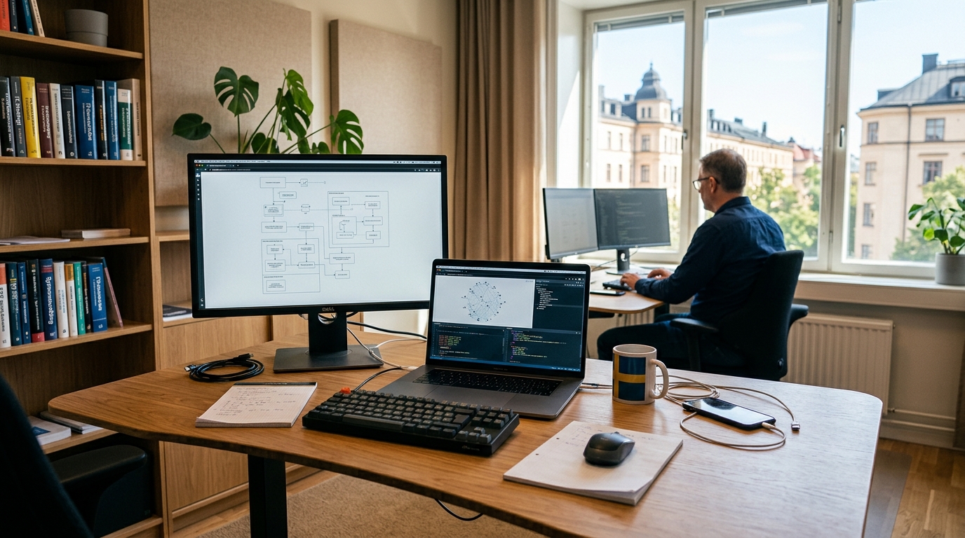 Illustration för IT-support