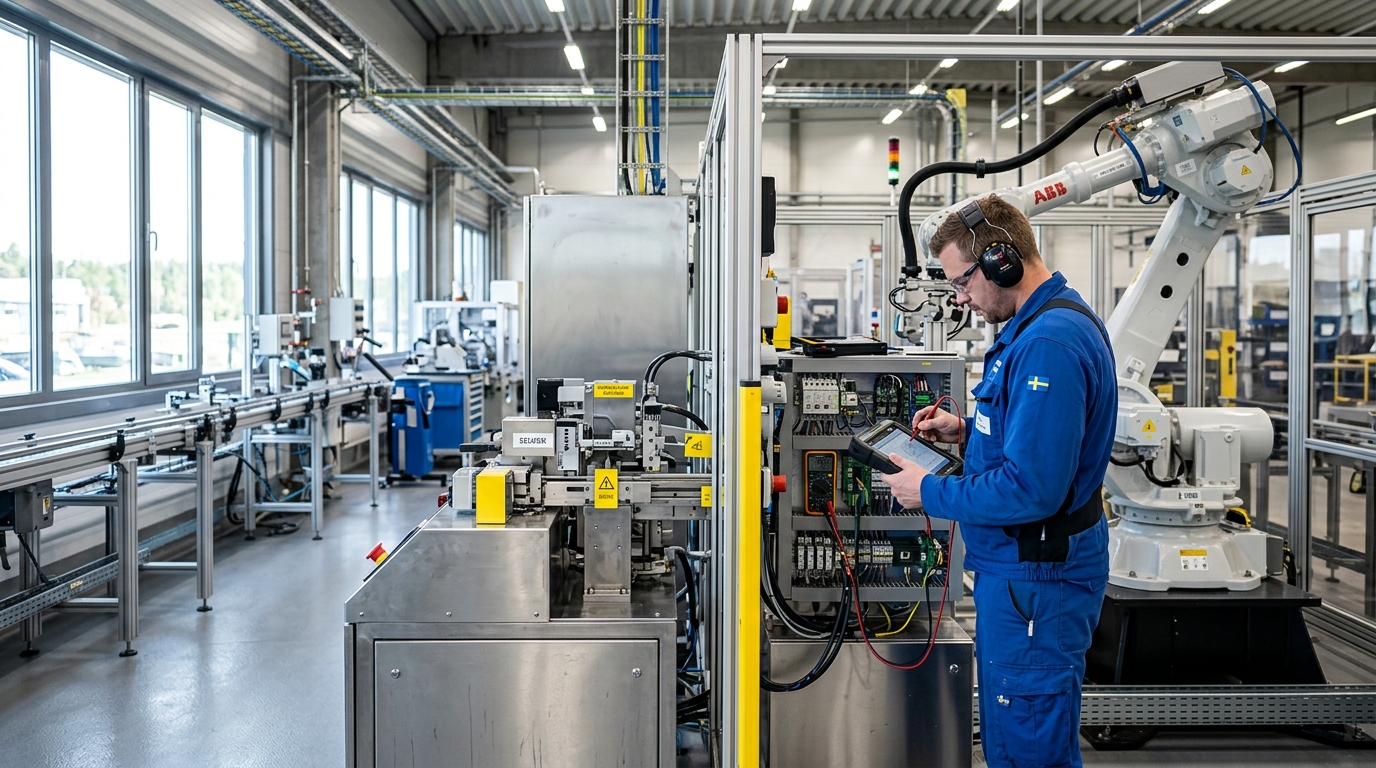 Illustration för Felsökning industriutrustning