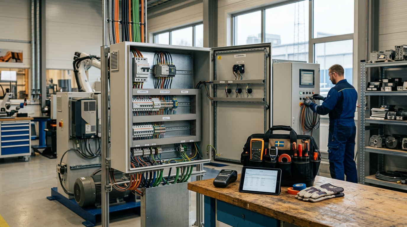 Illustration för Elunderhåll