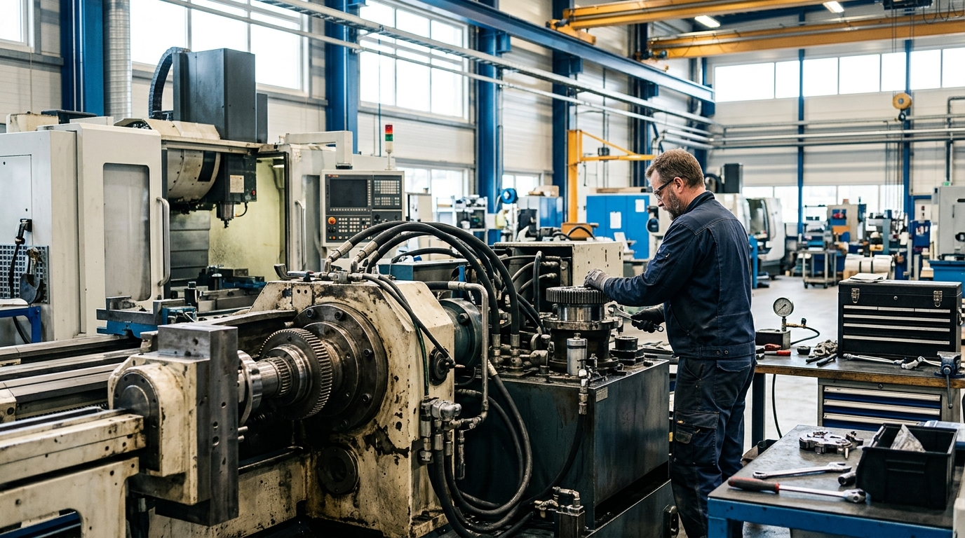 Illustration för Maskinservice