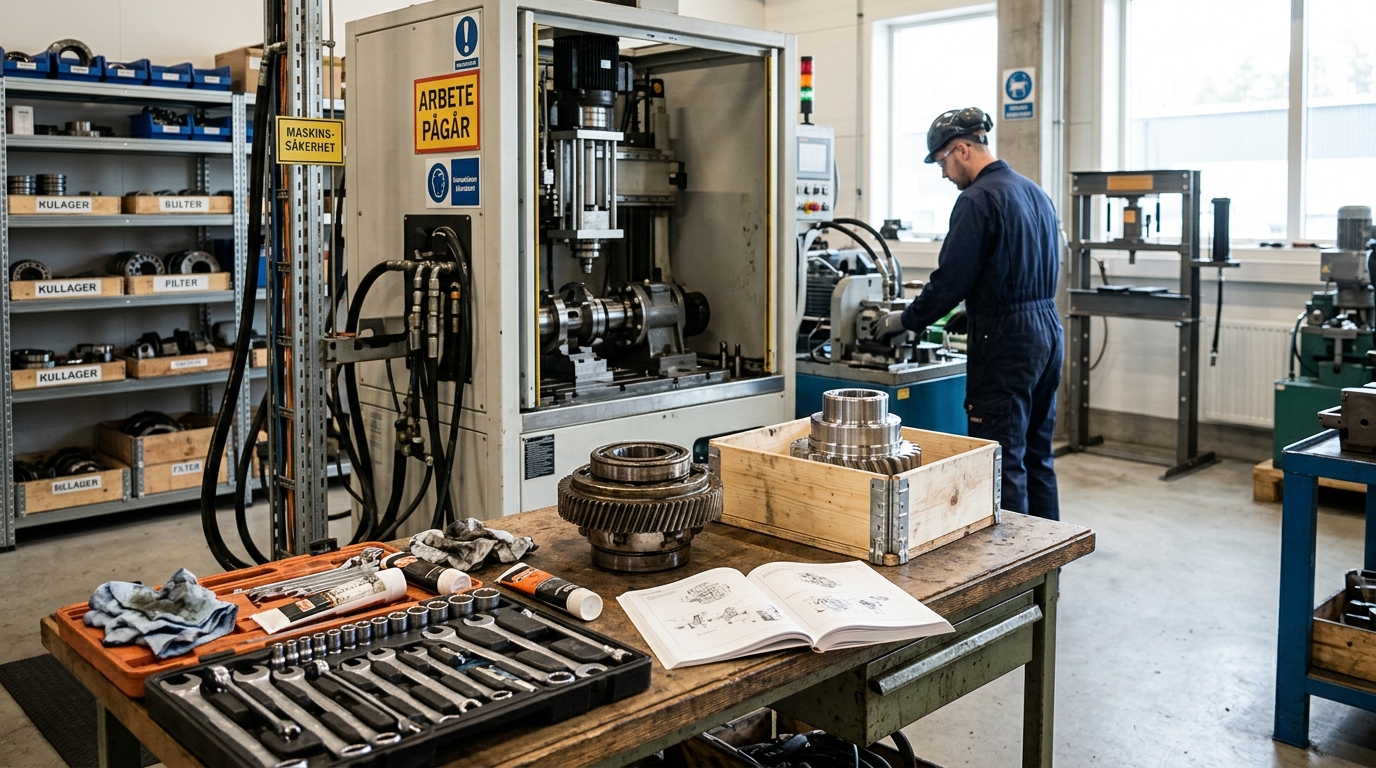 Illustration för Reservdelsbyte