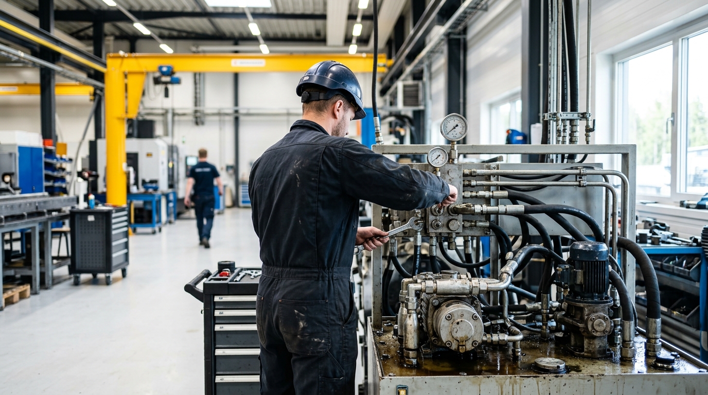 Illustration för Hydraulikservice