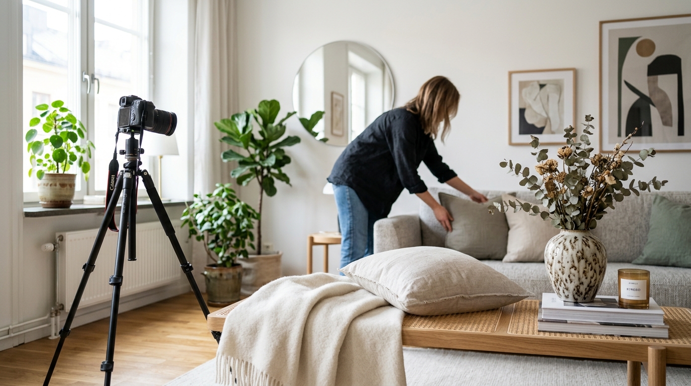 Styling inför fotografering