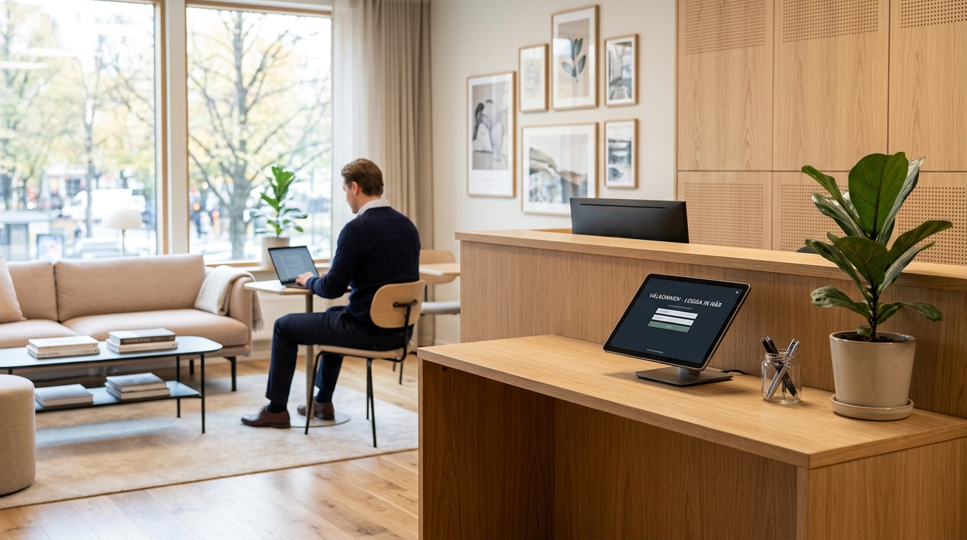 Illustration för Besökshantering