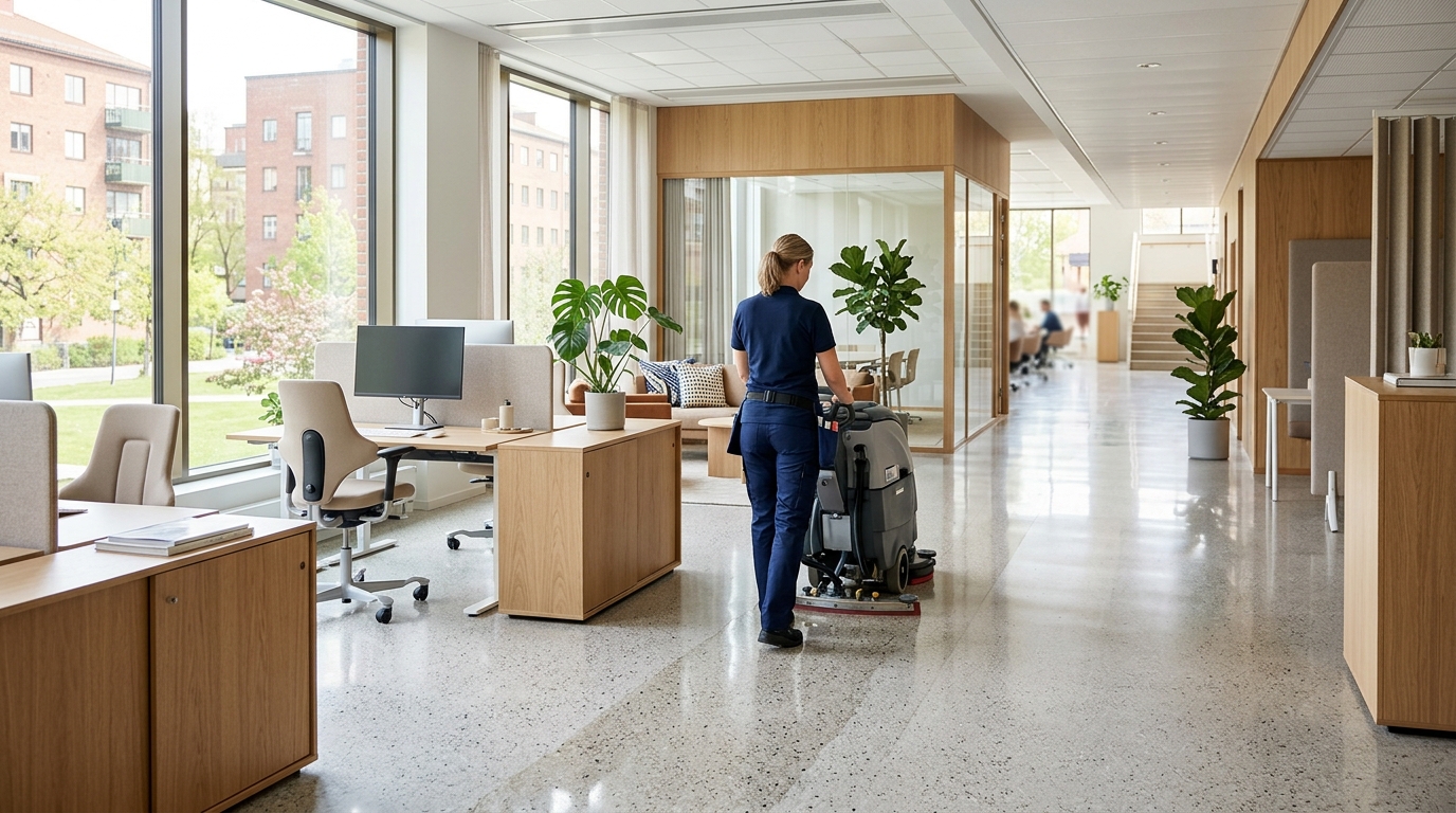 Illustration för Golvvård kontor