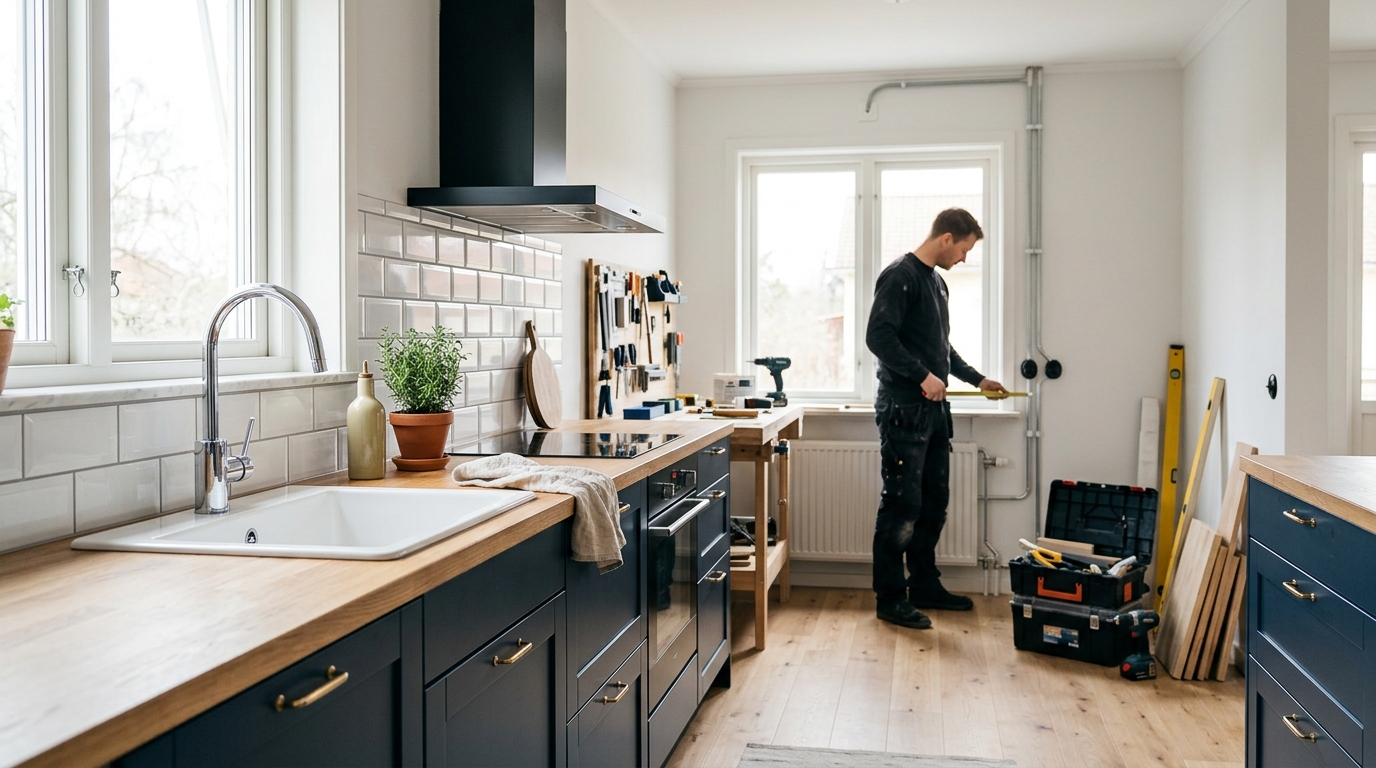 Illustration för Delrenovering kök