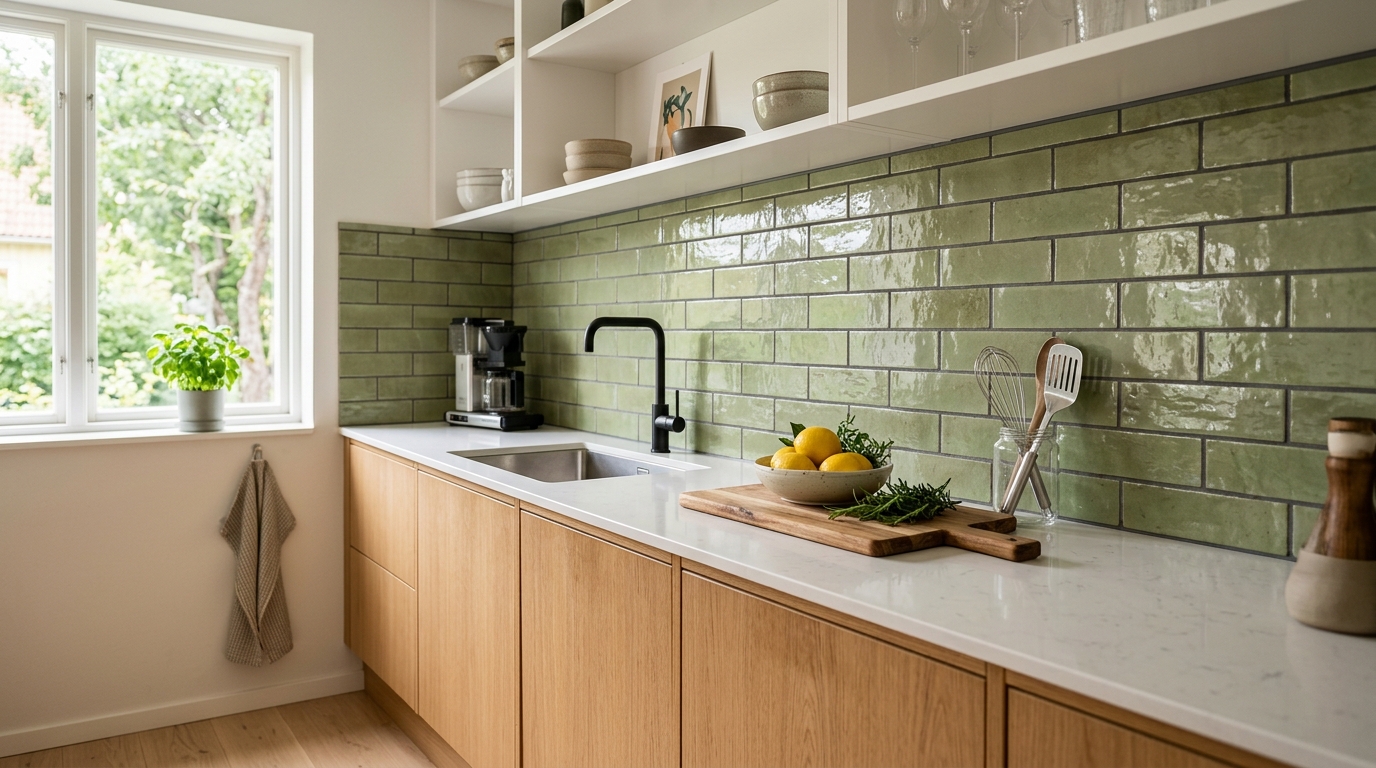 Illustration för Kakel och stänkskydd