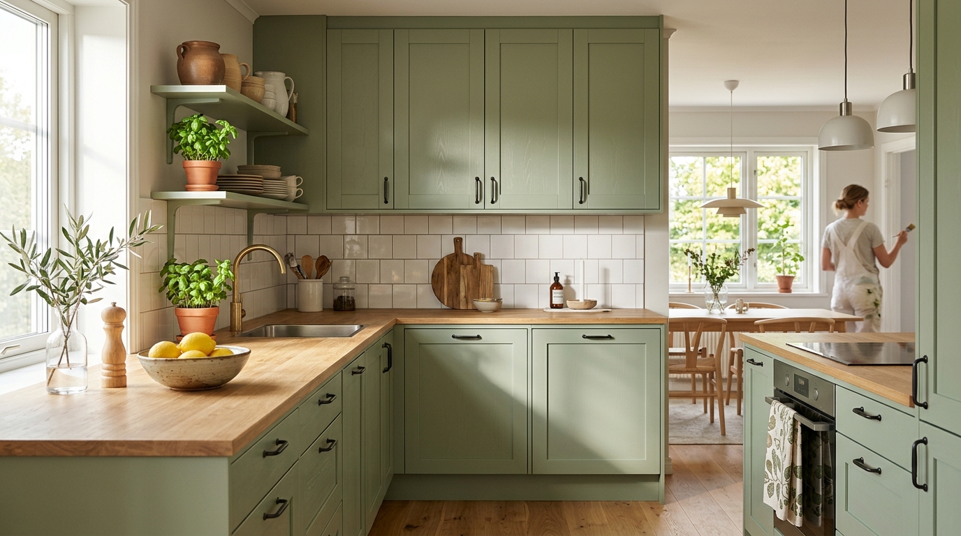 Illustration för Målning av kök