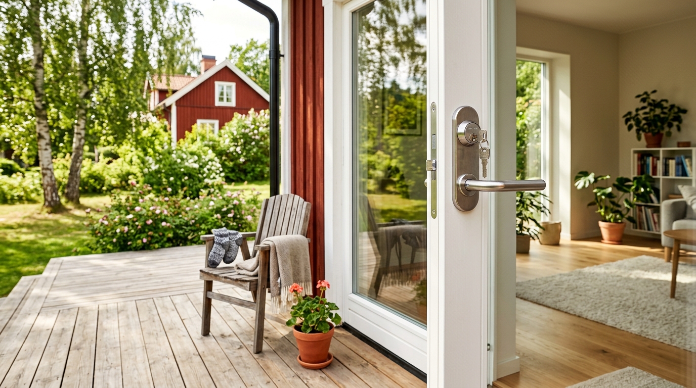 Illustration för Altandörrslås