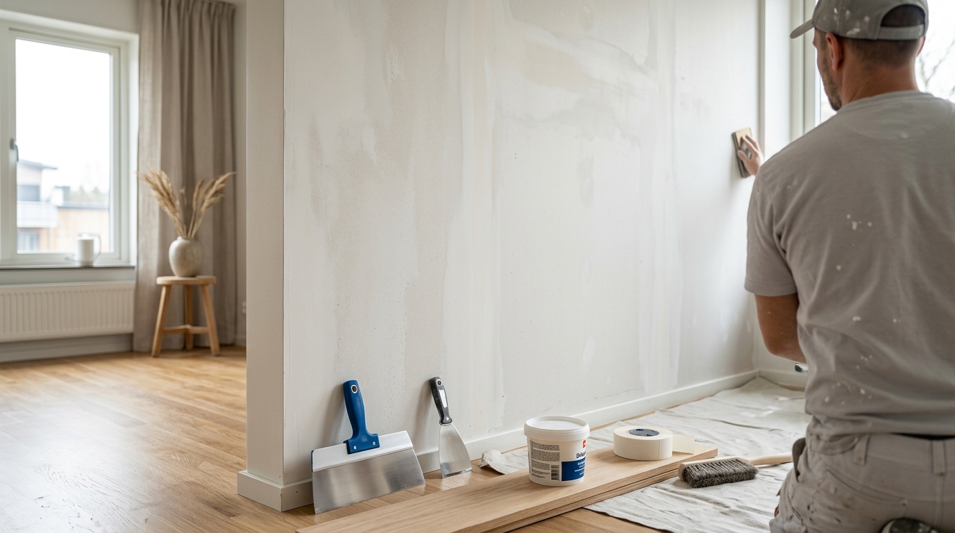 Illustration för Spackling