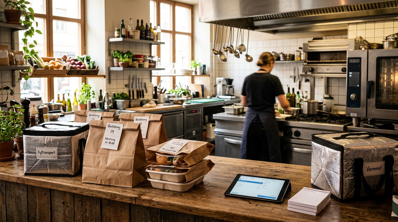 Illustration för Restaurangleveranser