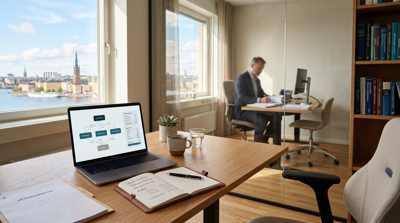 Illustration för Holdingbolagsstruktur