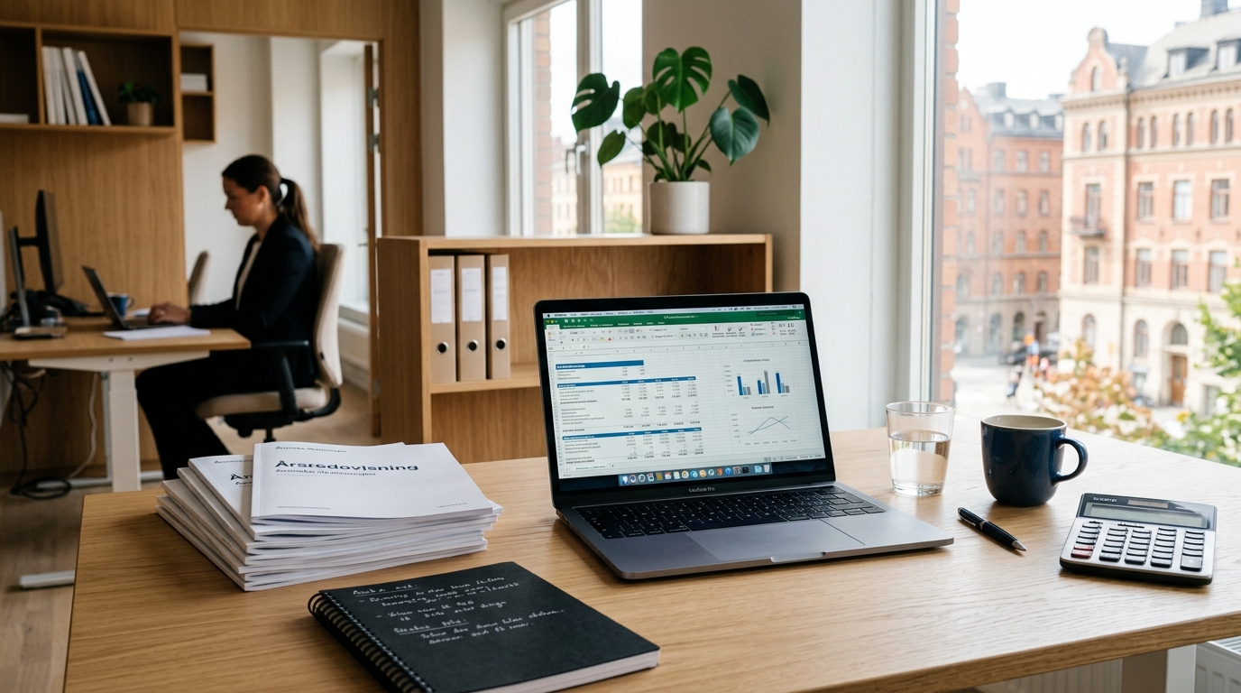 Illustration för Revision och Skatt