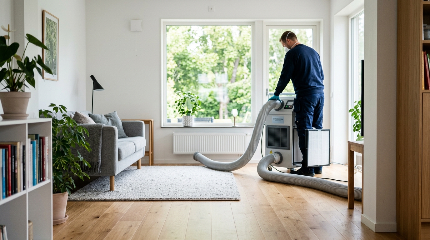 Illustration för Luftsanering