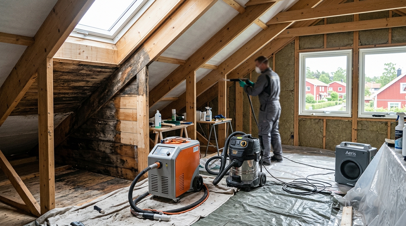 Mögelsanering – professionell tjänst